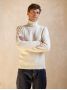 Maglione dolcevita écru Grant