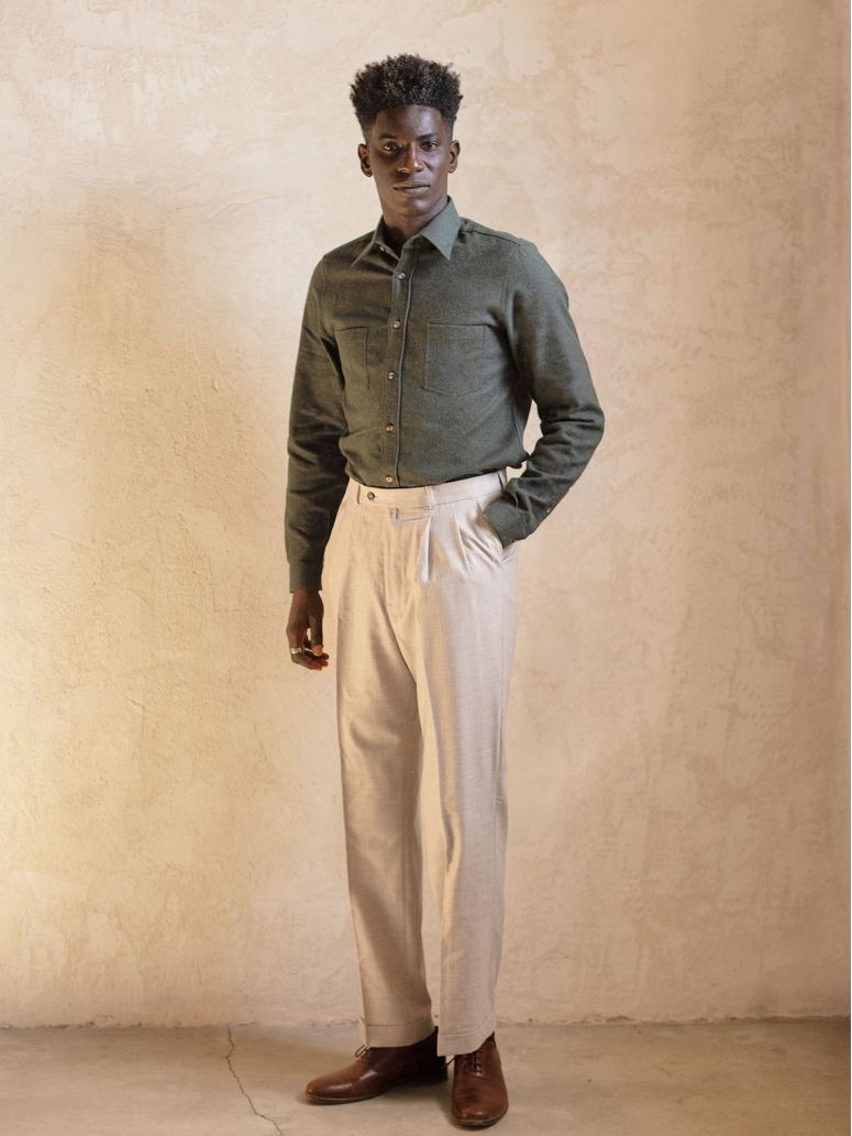 Pantaloni beige Faro