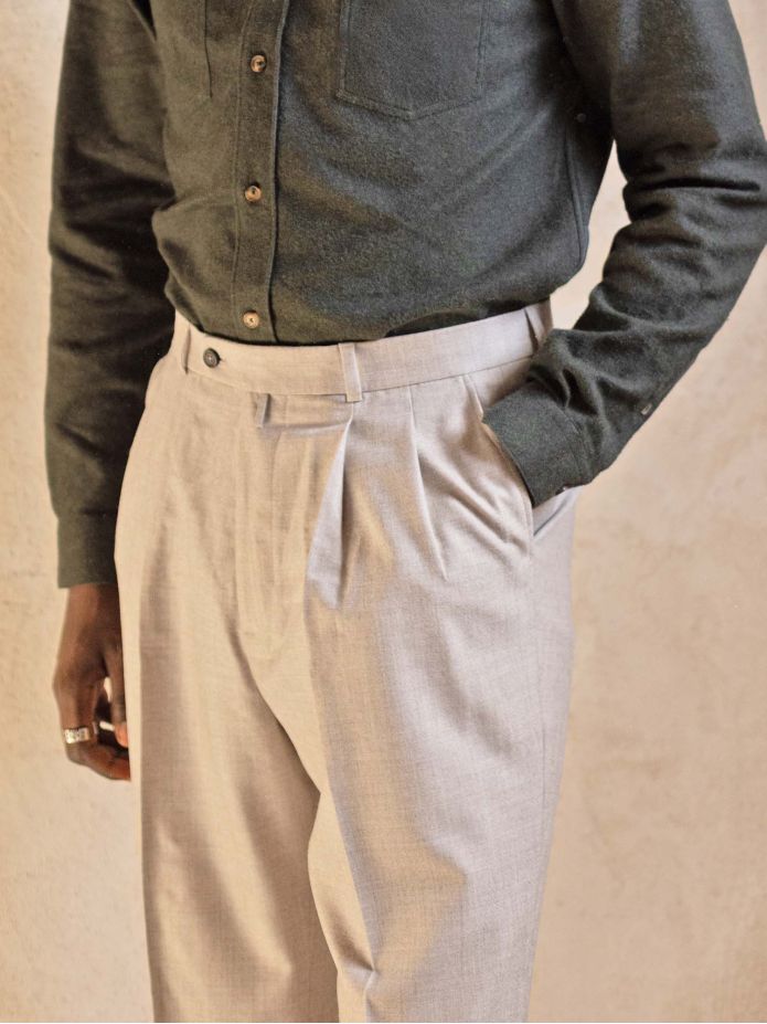 Pantaloni beige Faro