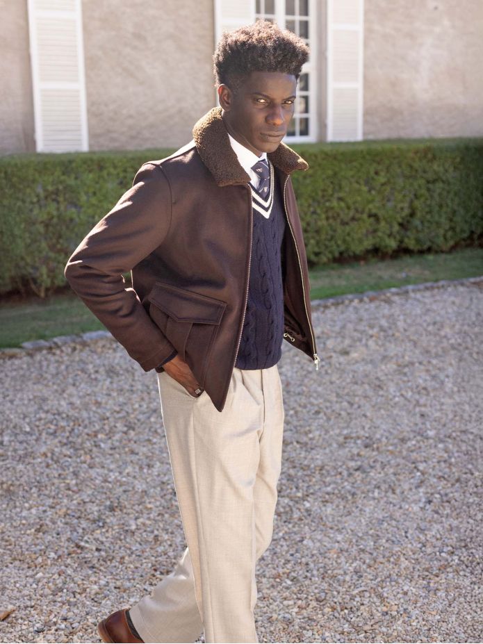 Pantaloni beige Faro