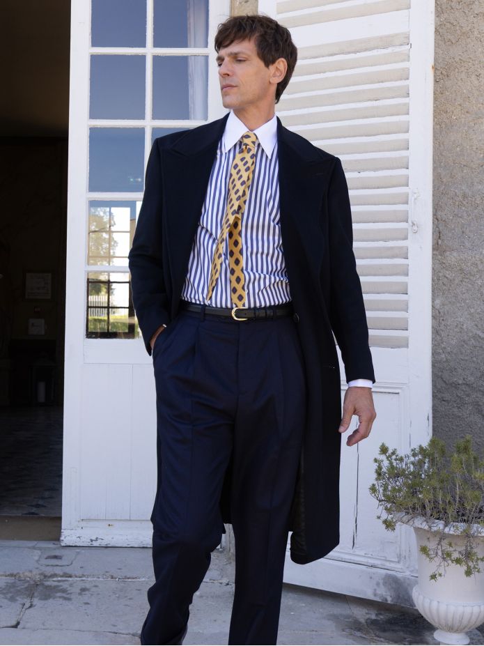 Pantaloni blu navy Faro