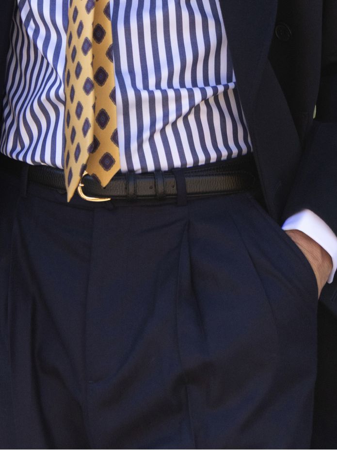 Pantaloni blu navy Faro