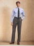 Pantaloni in flanella grigia a vita alta Faro