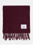 Sciarpa di lana bordeaux The Nines x Moon