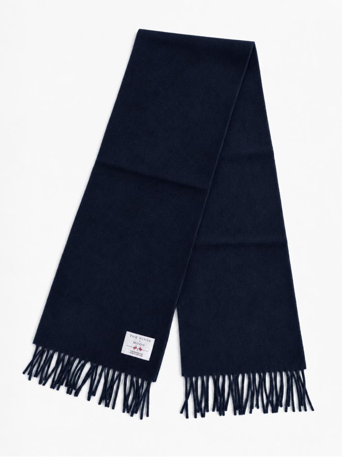 Sciarpa di lana blu navy - The Nines x Moon