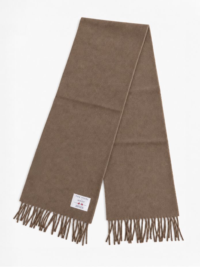 Sciarpa di lana color tortora - The Nines x Moon
