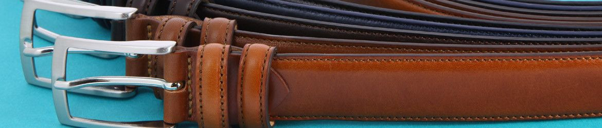Cintura cognac - cinture in pelle