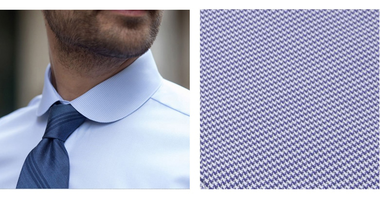 Camicia uomo pied-de-poule