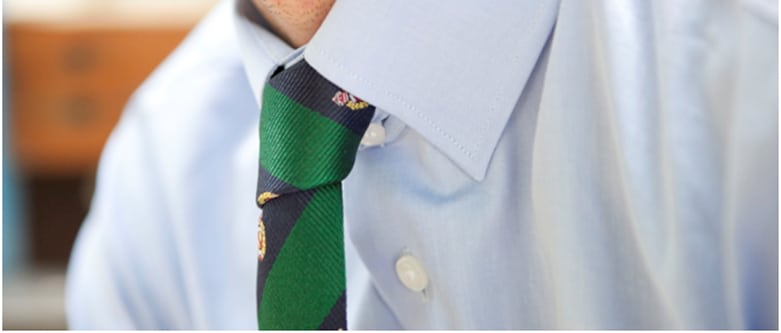 Camicia collo inglese