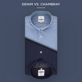 Camicia denim vs camicia chambray: il match